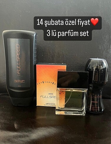 Fullspeed erkek parfüm seti.sıfır/etiketli/son fiyat.alım yapmad