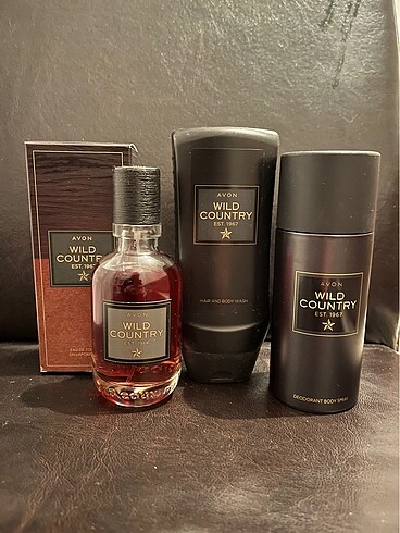 Wild country 3 lü erkek set/jelatinli