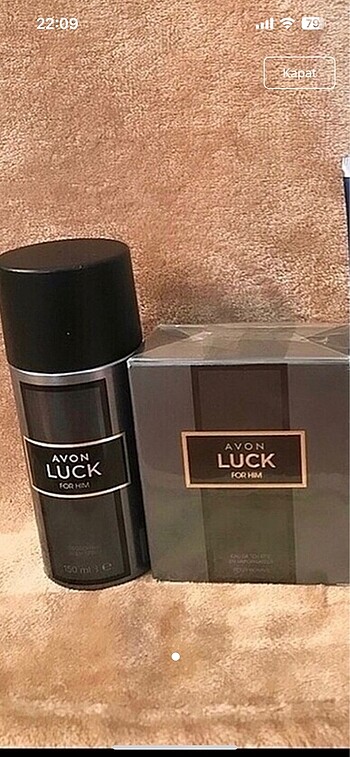 Luck erkek parfüm seti