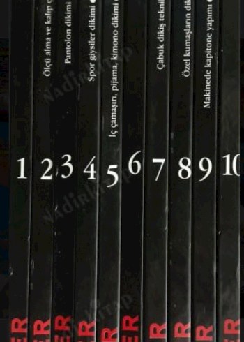 SINGER Adım Adım Dikiş Seti 10 Kitap - Görsel 2