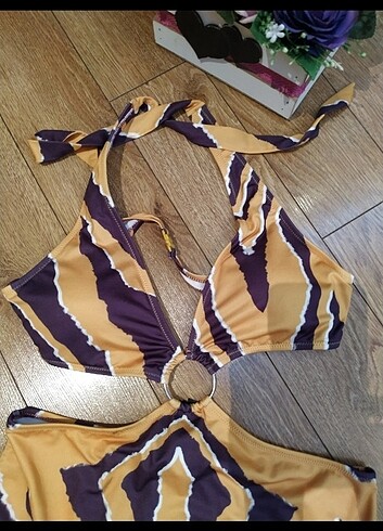 Sarı siyah 40 beden mayokini 0 dır - Görsel 5
