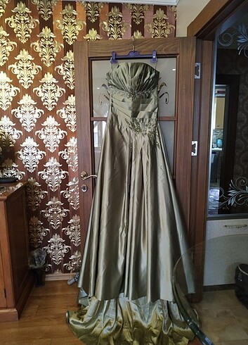 Yeşil işlemeli kuyruklu tuvalet 38 beden 0 dır - Görsel 9