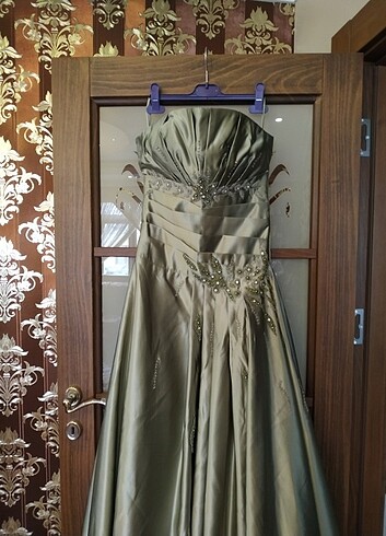 Yeşil işlemeli kuyruklu tuvalet 38 beden 0 dır - Görsel 11