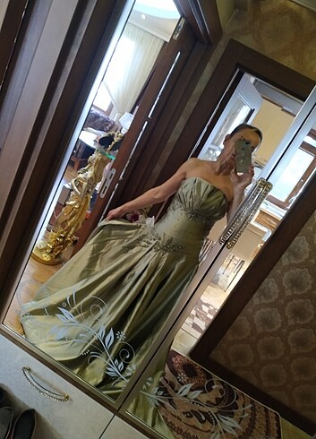 Yeşil işlemeli kuyruklu tuvalet 38 beden 0 dır - Görsel 14