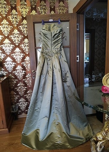 Yeşil işlemeli kuyruklu tuvalet 38 beden 0 dır - Görsel 19