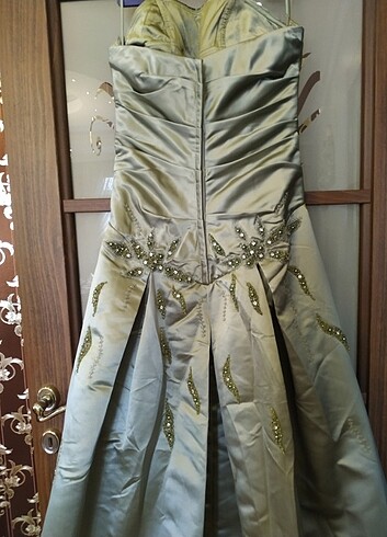 Yeşil işlemeli kuyruklu tuvalet 38 beden 0 dır - Görsel 20