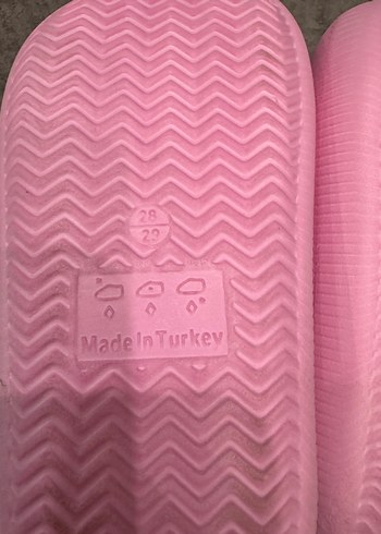 Pembe Kürklü Kız Çocuk Terlik - Görsel 4