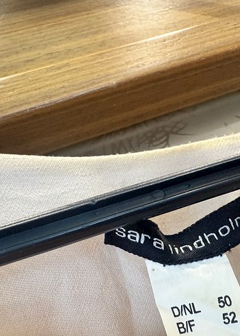 Şifon Bej Kadın Midi Tunik Kısa Kollu - Görsel 3