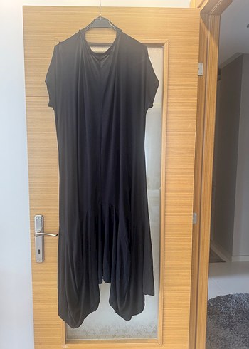 Siyah Salaş Uzun Elbise - Görsel 2