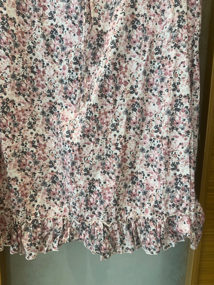 Pembe Bohem Kısa Kollu Midi Elbise - Görsel 2