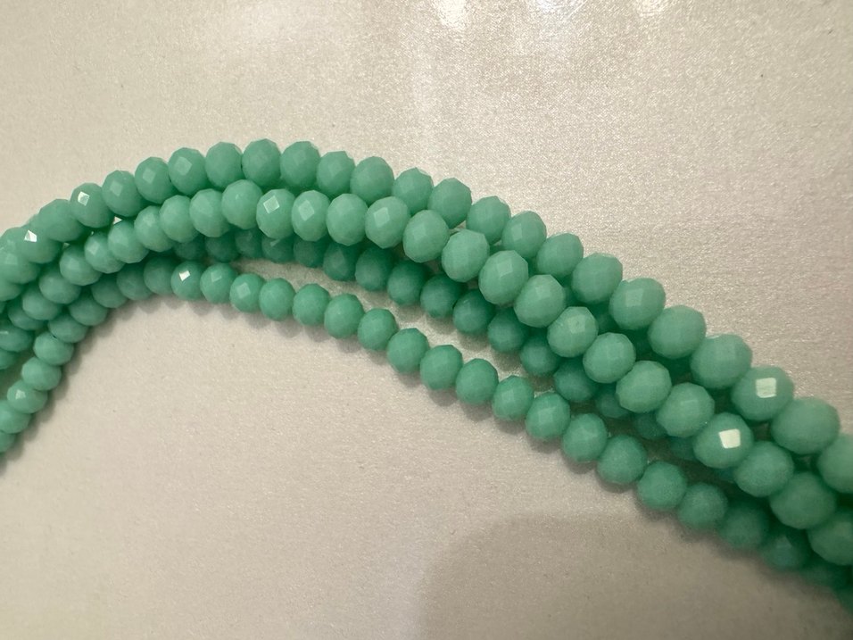 Turkuaz Boncuklu Kolye - Görsel 3