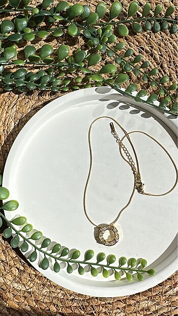 Accessorize Çelik taşlı kolye