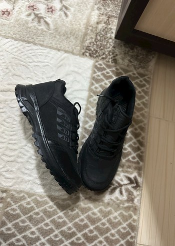 Siyah Erkek Günlük Kürklü Spor Ayakkabı - Görsel 3