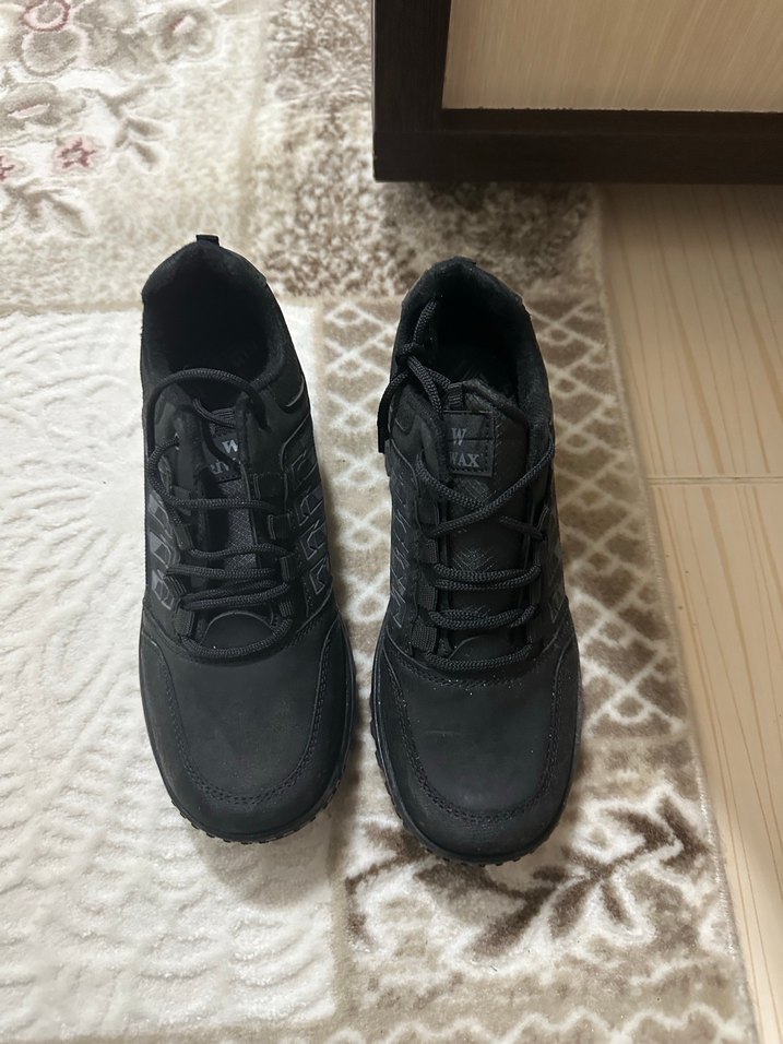 Siyah Erkek Günlük Kürklü Spor Ayakkabı - Görsel 2