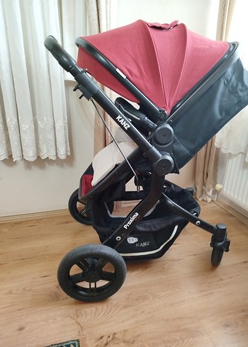 Kırmızı Çok Fonksiyonlu trawel sistem Bebek Arabası - Görsel 17