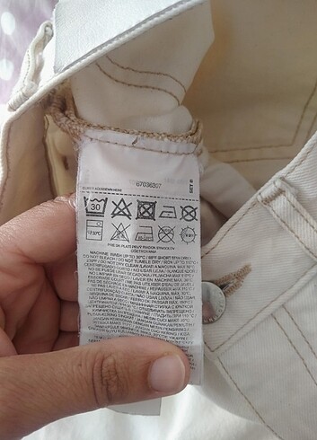 40 Beden beyaz Renk Mango mom Jean 
