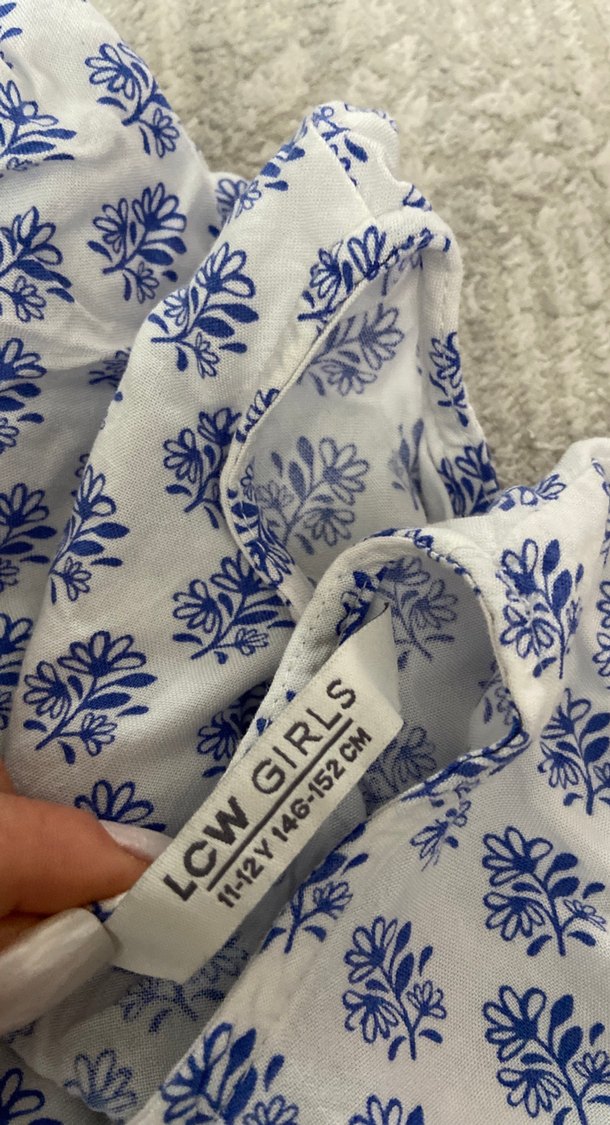 Nakışlı Renkli Kız Çocuk Panço - Görsel 2