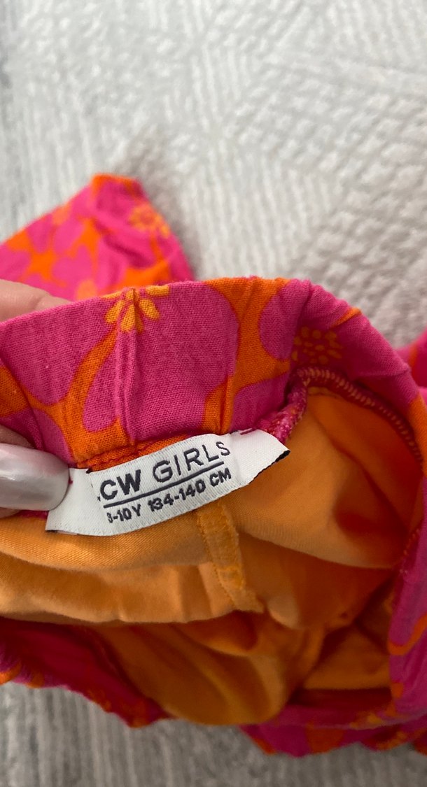 Pembe Renkli Fırfırlı şort etek - Görsel 3