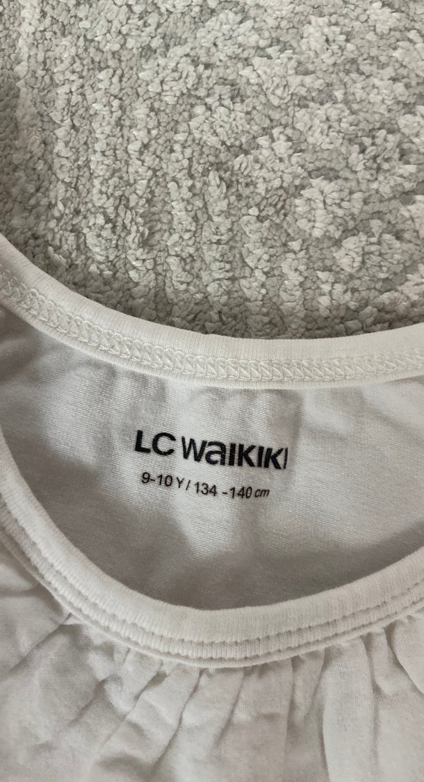 Kız Çocuk Beyaz Pamuklu Fırfırlı Atlet - Görsel 2