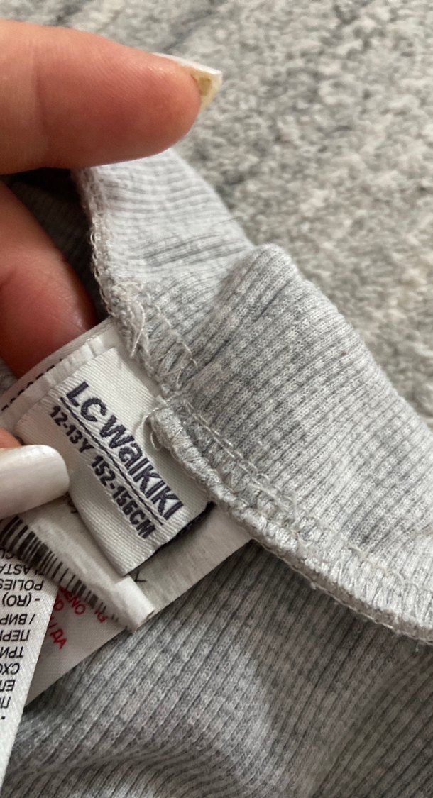 Cocuk paca detayı yırtmaclı alt - Görsel 3