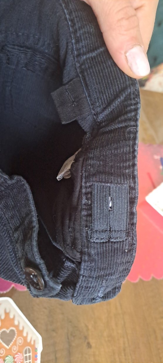 Erkek Çocuk Lacivert Düğmeli Kot Pantolon - Görsel 3