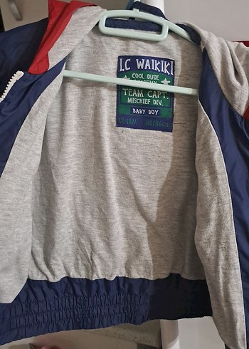 Erkek Çocuk Lacivert Fermuarlı yağmurluk - Görsel 4