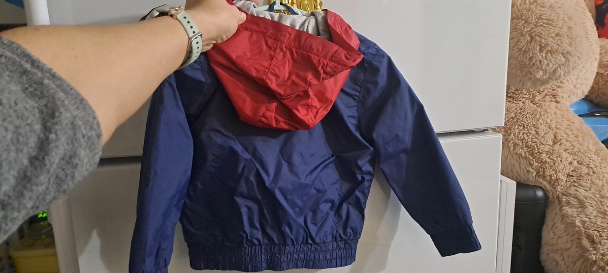 Erkek Çocuk Lacivert Fermuarlı yağmurluk - Görsel 3