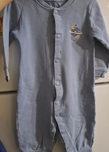 Sarı Baskılı Bebek Tulum - Görsel 3