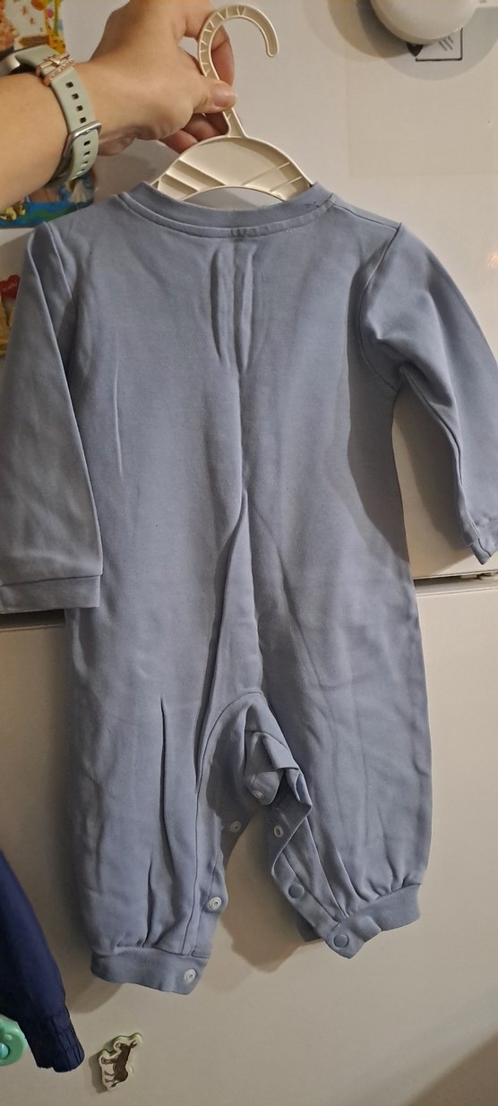 Sarı Baskılı Bebek Tulum - Görsel 4