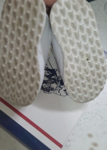 Beyaz Erkek Çocuk Spor Ayakkabı Velcro - Görsel 6