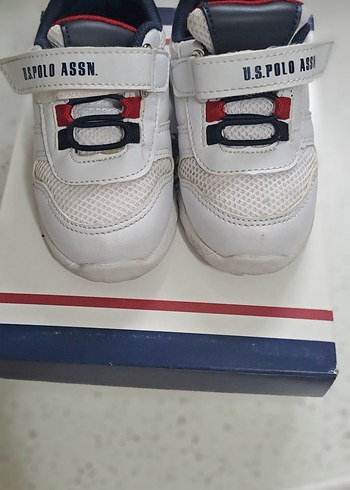 Beyaz Erkek Çocuk Spor Ayakkabı Velcro - Görsel 3