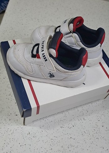 Beyaz Erkek Çocuk Spor Ayakkabı Velcro - Görsel 2