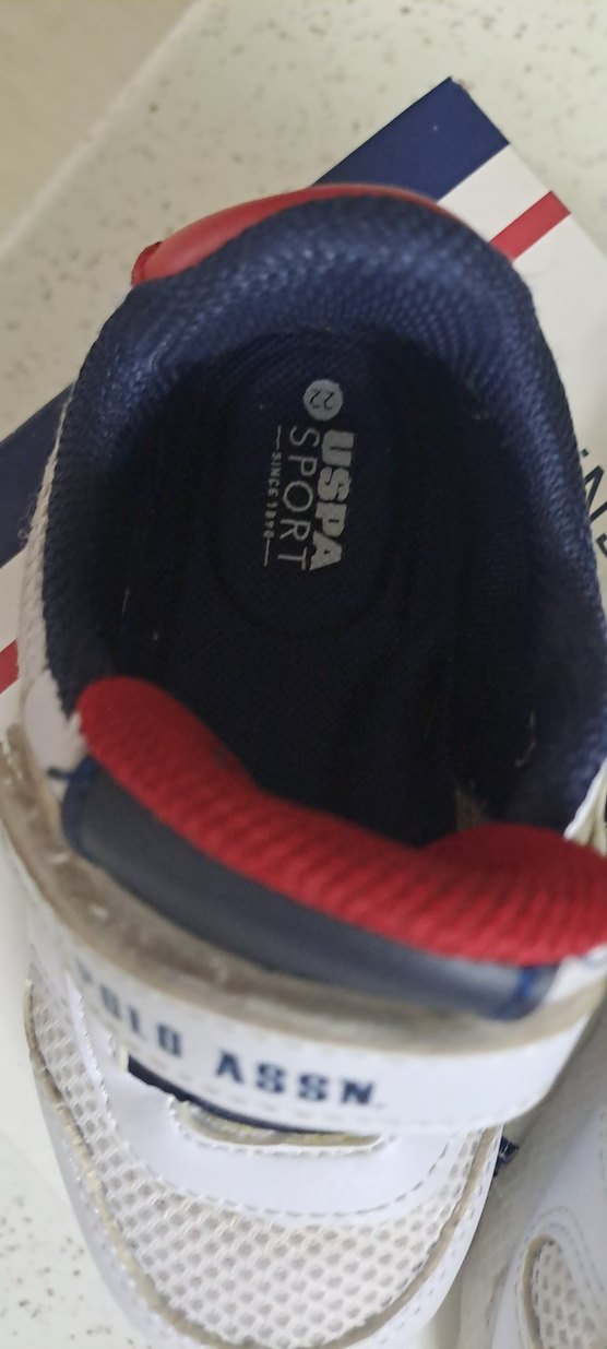 Beyaz Erkek Çocuk Spor Ayakkabı Velcro - Görsel 4