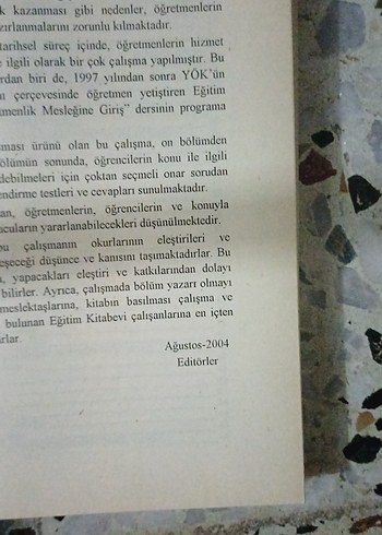 Beden Öğretmenlik Mesleğine Giriş Kitabı