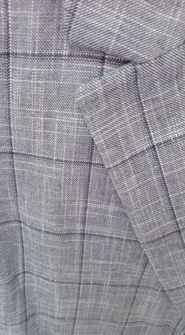 Gri Düğmeli Midi Kadın Takım Ceketi - Görsel 5