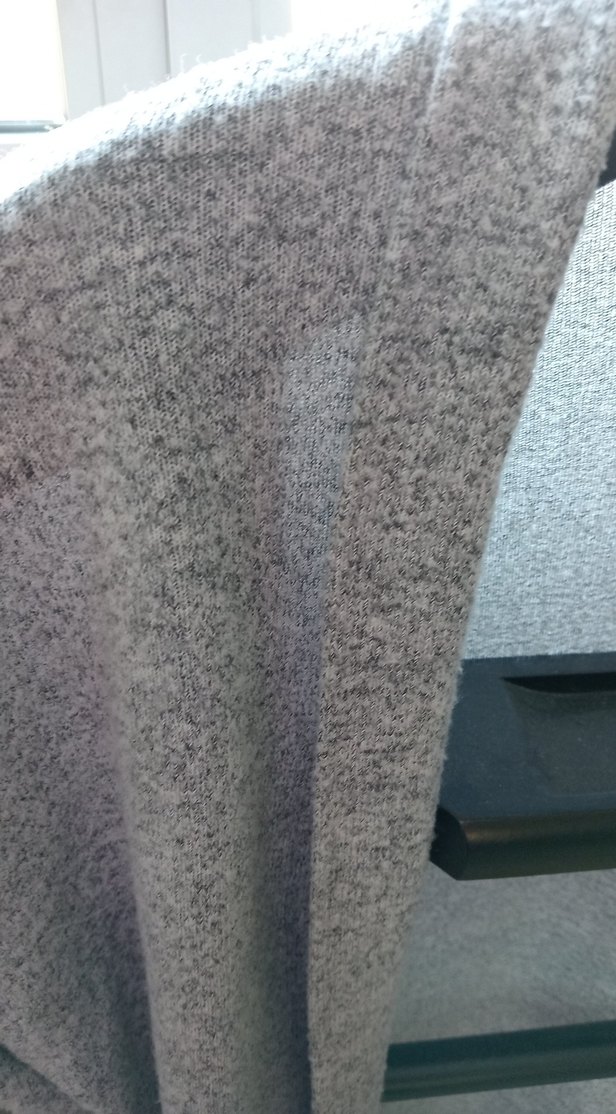 Gri Kadın Örme Midi Hırka - Görsel 2