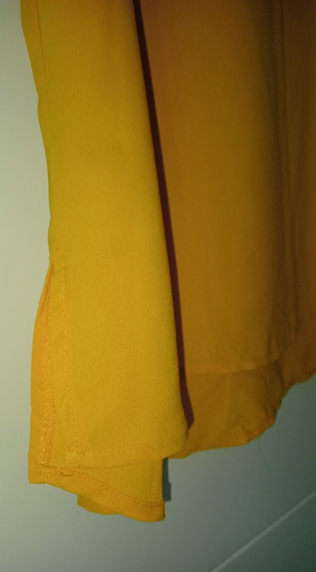 Sarı Kolsuz Basic Bluz - Görsel 5