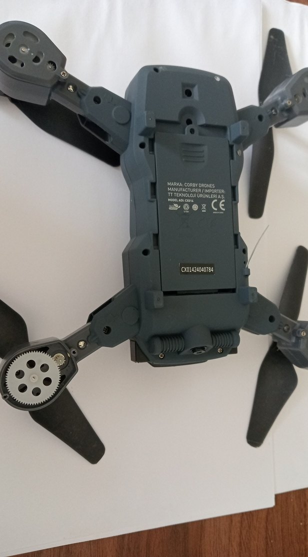 Sarı Voyager Katlanabilir Drone Kamerası - Görsel 2