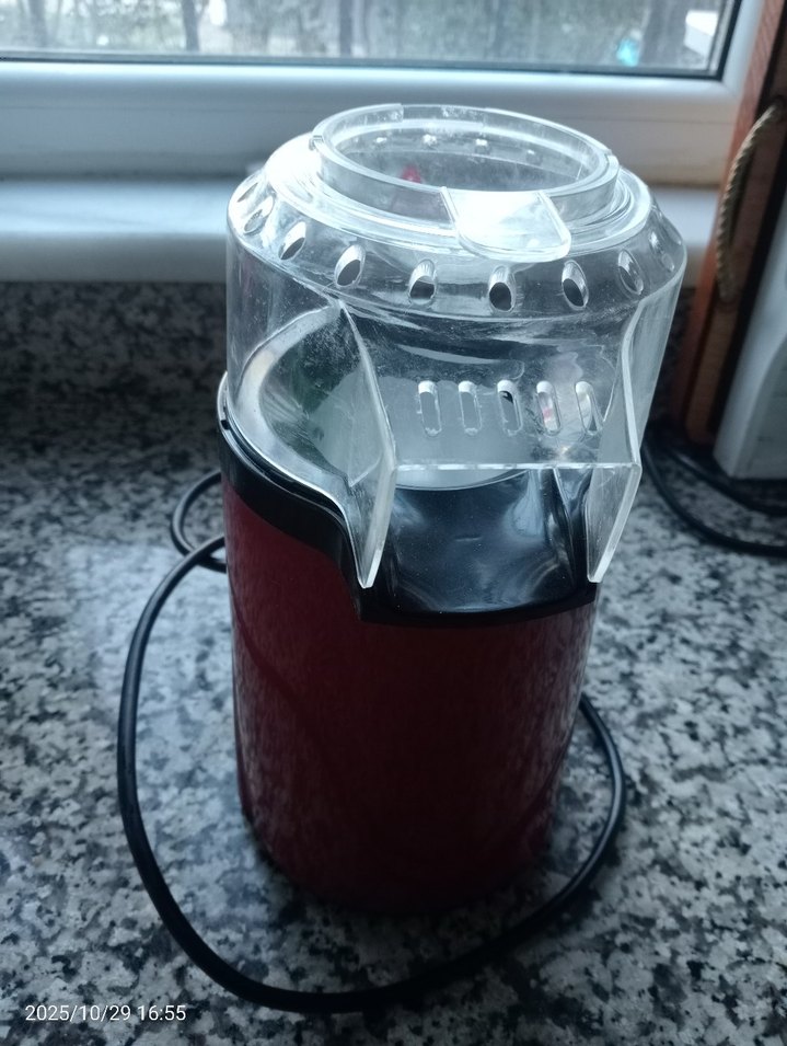 Kırmızı ve Gri Mısır Patlatma Makinesi - Görsel 3