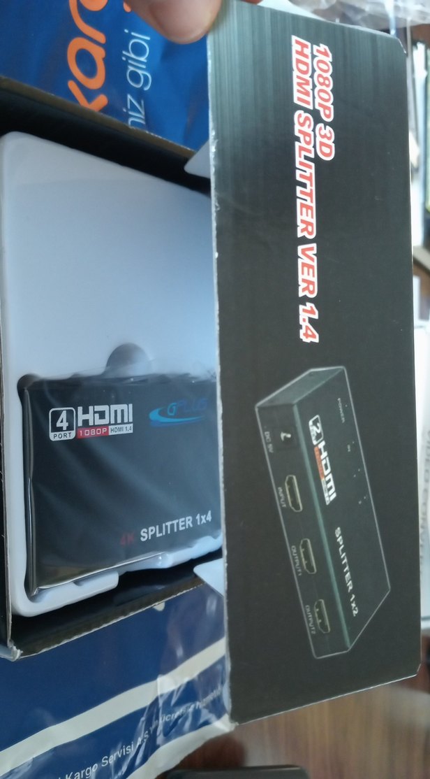 HDMI 4K 1x4 Splitter Amplifikatör Siyah - Görsel 3