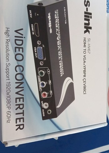 SL-HV67 HDMI to VGA+YPBPR Dönüştürücü - Görsel 2