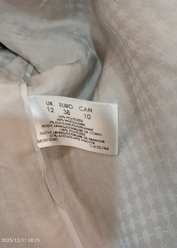 Gri Düğmeli Kadın Blazer Ceket - Görsel 10