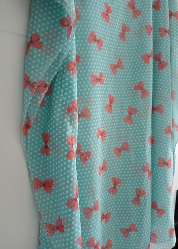 Bohem Tarzı Turkuaz pareo - Görsel 7