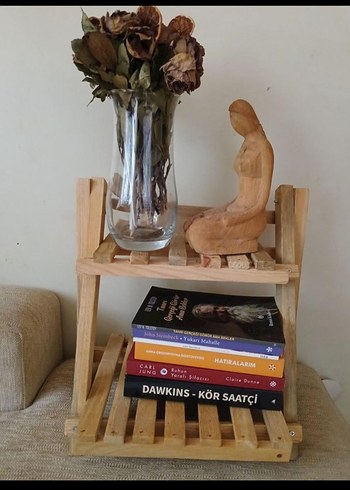 ahşap raf dekor