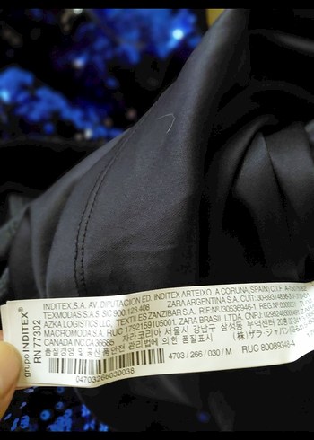 Parlak Lacivert Payetli - Görsel 8