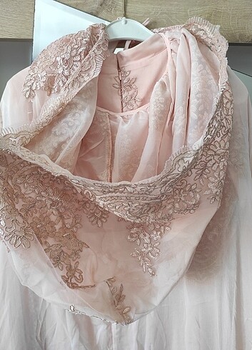 Pelerinli Nişan elbise - Görsel 7