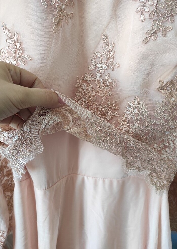 Pelerinli Nişan elbise  - Görsel 4