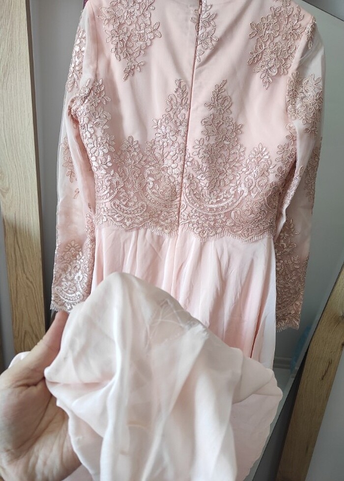 Pelerinli Nişan elbise  - Görsel 5