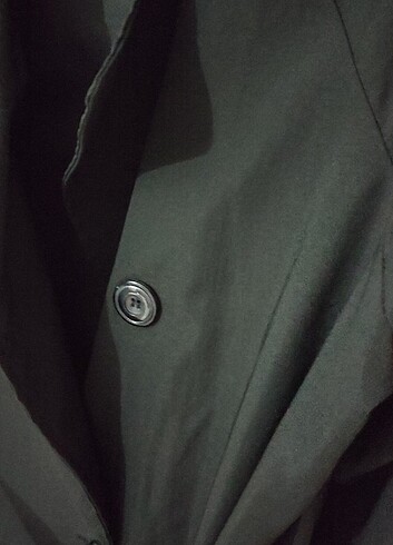 Siyah trenckot - Görsel 4