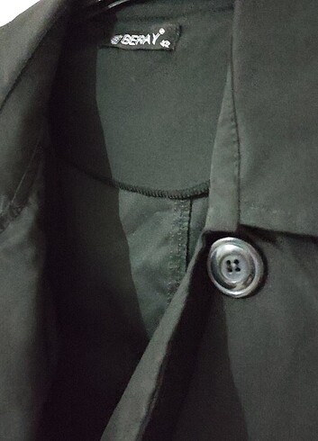 Siyah trenckot - Görsel 5
